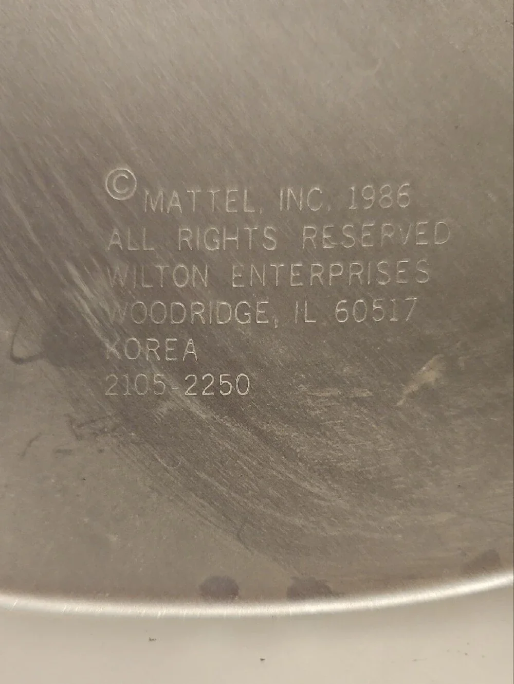 Vtg Wilton/Mattel Barbie Cake Pan 1986